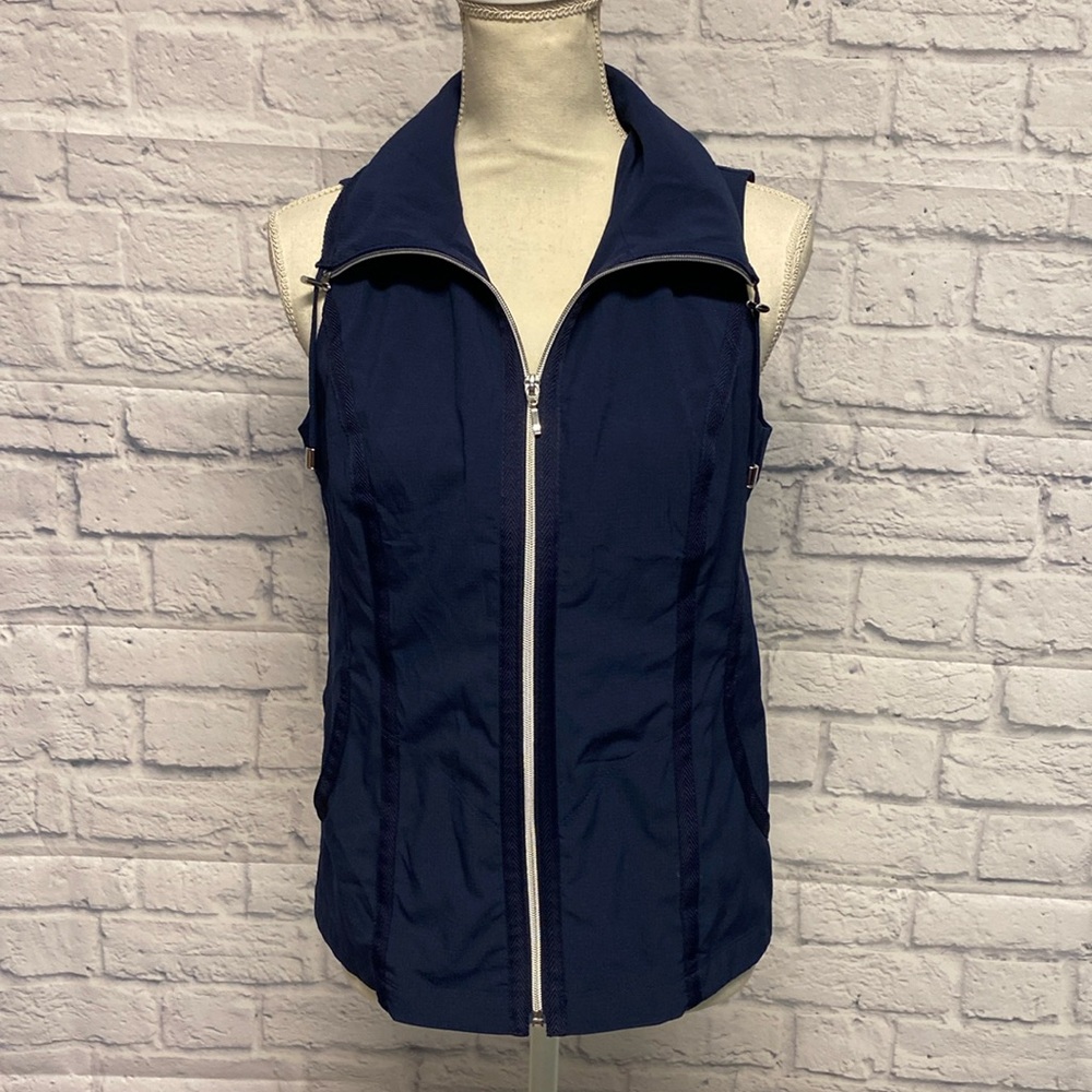 Chico’s Zenergy Women’s Golf Zippered Vest Size S